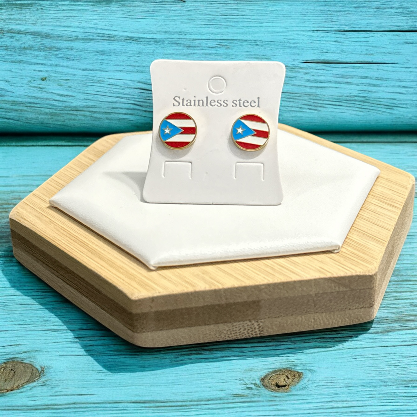 Pantallas Bandera de Puerto Rico Multi en Dorado