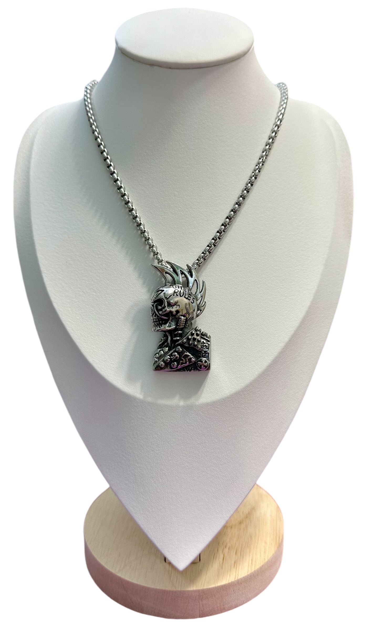 Cadena de Esqueleto Punk