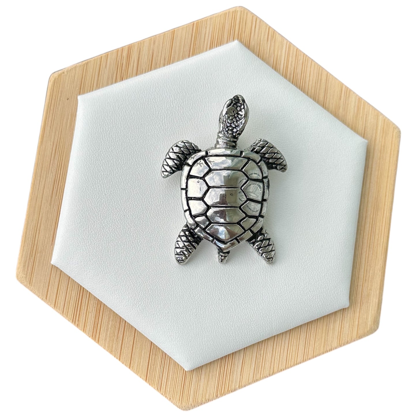 Collar Tortuga Plateada